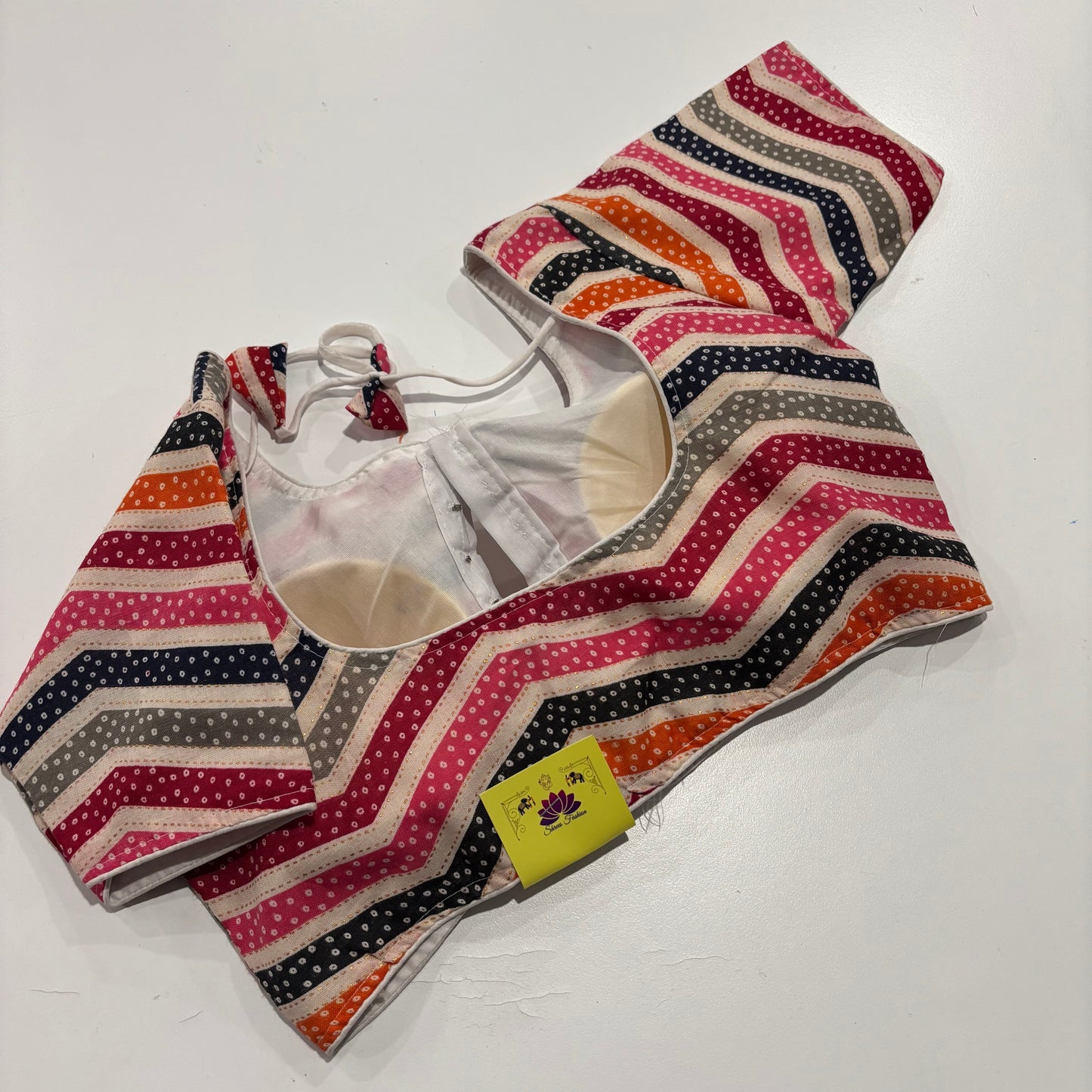 Multicolour Cotton Blouse – Vibrant Everyday Pairing for Sarees & Casual Drapes