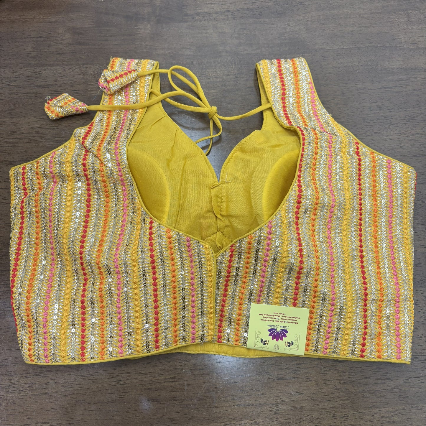 Elegant Yellow Designer Blouse – Perfect for Sarees & Festive Wear