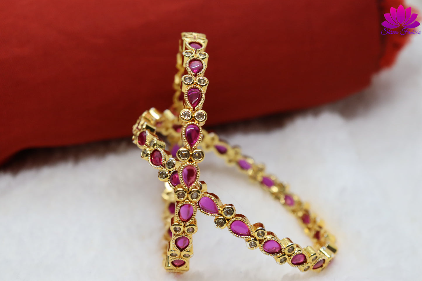 Tilak Design Kemp Stone Bangles - Shrees Fashion Australia