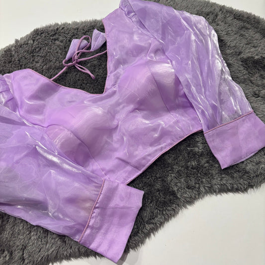 Lavender Glam – Zimmy Choo Bollywood Blouse