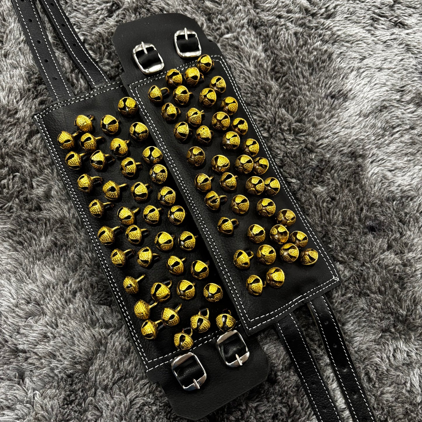 Leather 4‑Layer Ghungroo for Bharatanatyam & Classical Danc