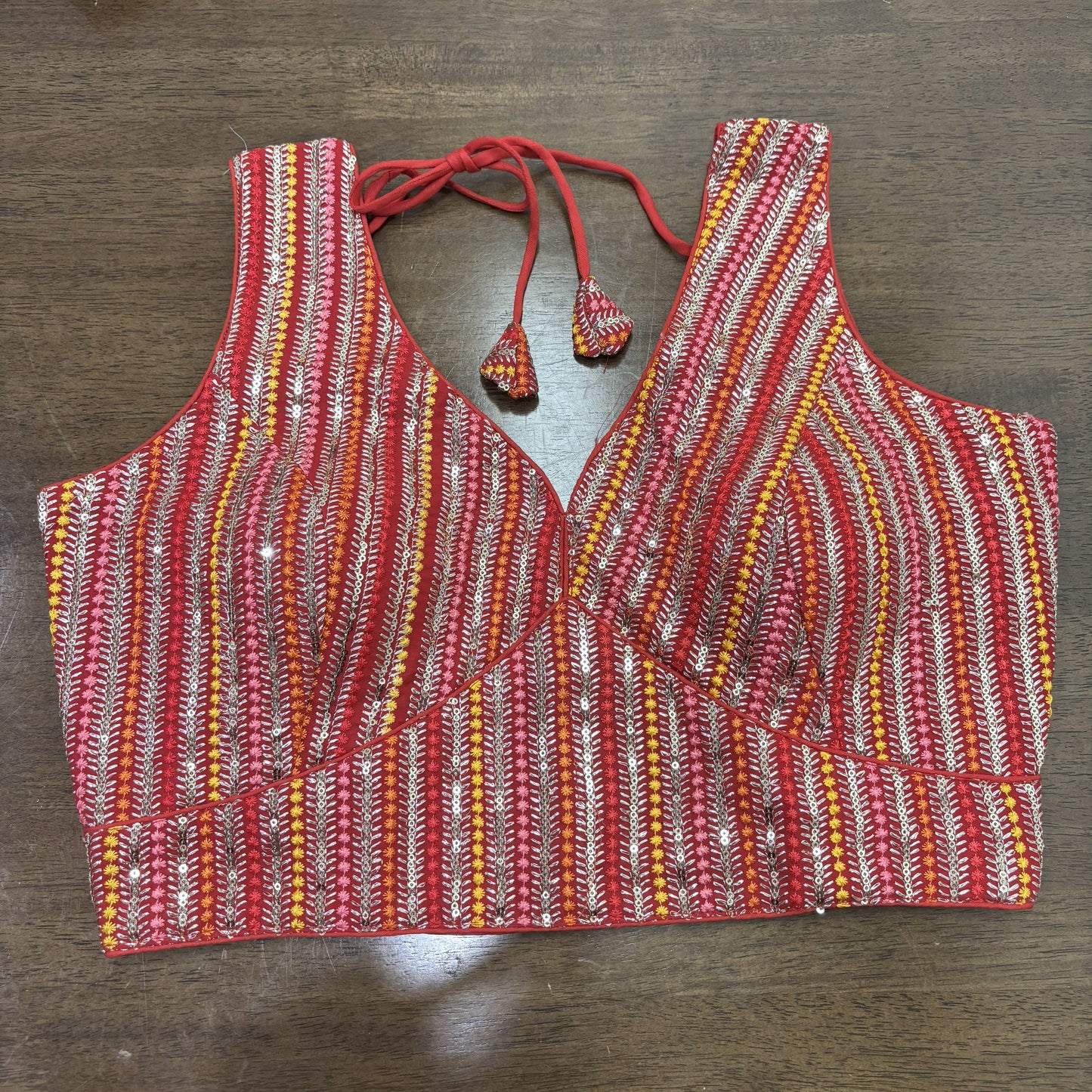 Elegant Red Designer Blouse – Perfect for Sarees & Festive Wear