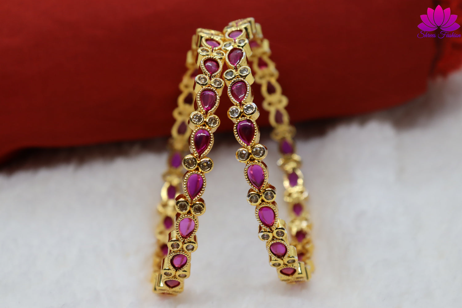 Tilak Design Kemp Stone Bangles - Shrees  Fashion Australia